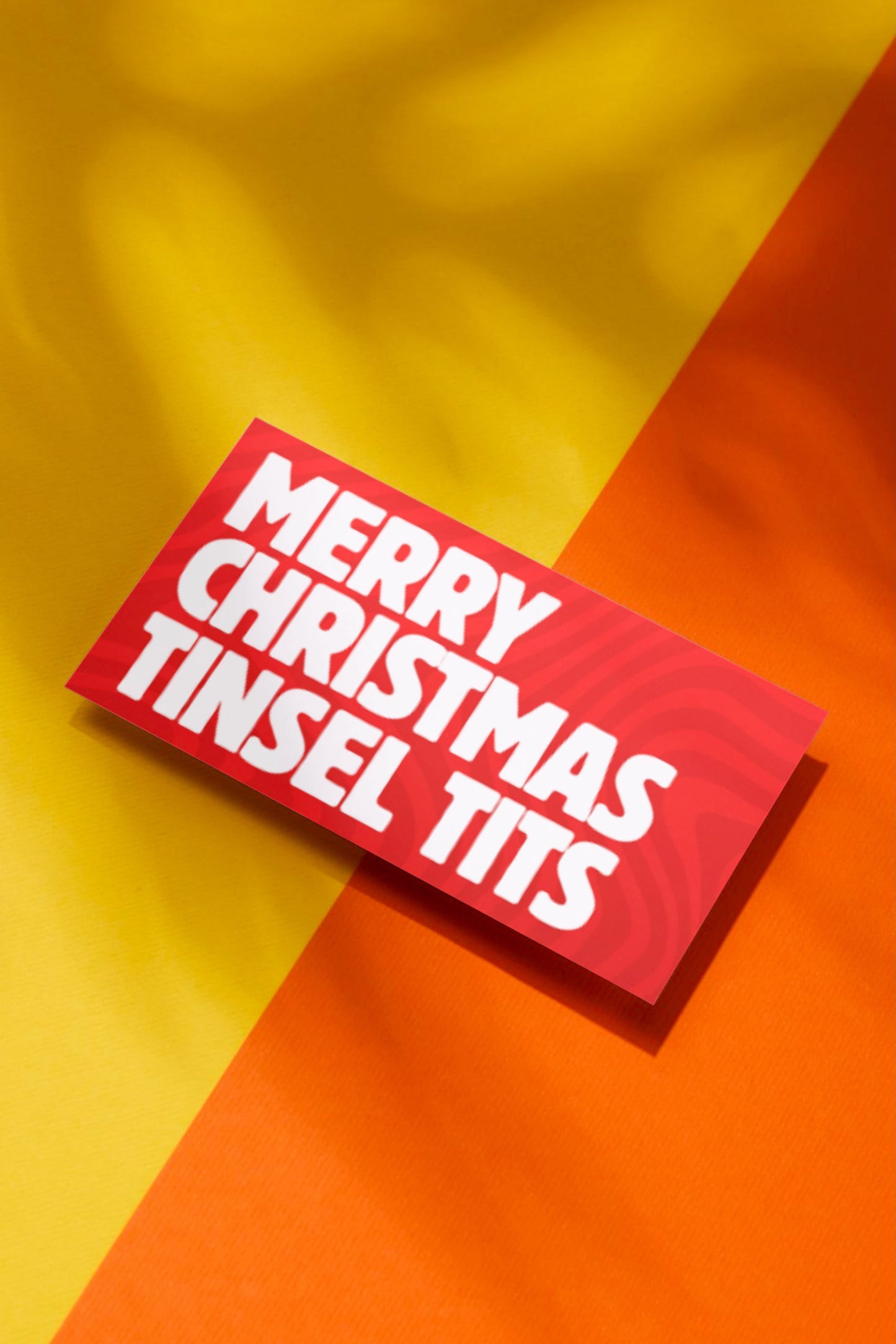 Merry Christmas Tinsel Tits
